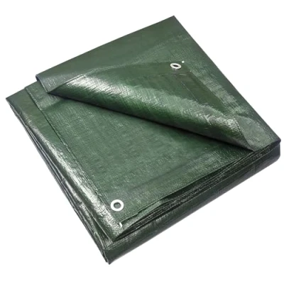 Image de jarolift Bâche De Couverture Piscine, Tissée en Polyéthylène 90 g/m², Imperméable À l&#039;eau Résistant La Moisissure Indéchirable, 2 x 3 m, Vert