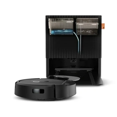 Image de iRobot Roomba Combo 10 Max Robot Aspirateur Laveur 2en1 avec Station Autovidage/Remplissage et Nettoyage de lingette Cartographie &amp; mémorise l&#039;environnement Détecte Evite Les Objets