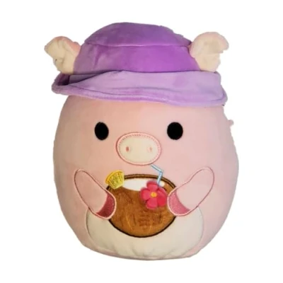 Image de Squishmallows Peter le cochon avec chapeau 20,3 cm