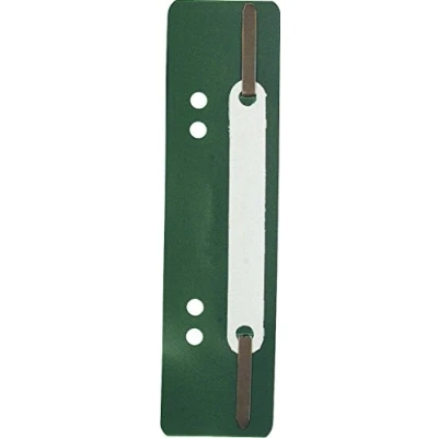Image de Exacompta Réf. 426001B Paquet de 250 fixe dossiers à lamelle pour relier des documents perforés A4 Double perforation 60 et 80 mm classeurs levier Couleur noire