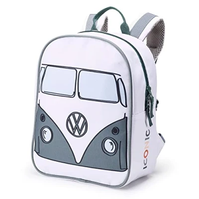 Image de VW 1h4087325, Sac à Dos pour Enfant T1 Design Iconic, Blanc Unisex, Taille Unique