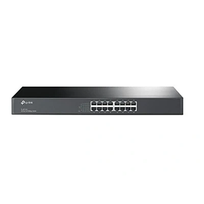 Image de TP Link TL SF1016 Non géré Fast Ethernet (10/100) 1U Noir Neuf