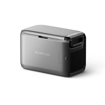 Image de EF ECOFLOW Glacier Classic 45L réfrigérateur congélateur Portable à 2 Zones, Refroidissement Autonome 39 h, Charger Via AC, Solaire et Voiture, glacière pour Camping, trajets, pêche, l&#039;extérieur