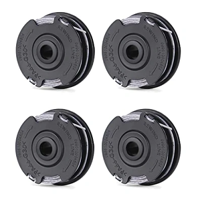 Image de Lot de 4 bobines Fil Coupe 6 m Rechange pour Bosch Art 24 27 30 36 LI débroussailleuse No.F016800351