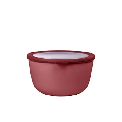 Image de Mepal Bol Multifonction Cirqula Rond Boîte Conservation Alimentaire avec Couvercle Convient comme de Hermétique pour le Réfrigérateur, Micro ondes &amp; Congélateur 3000 ml Vivid mauve