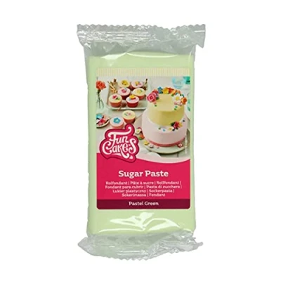 Image de Pâte à sucre Vert pastel FunCakes