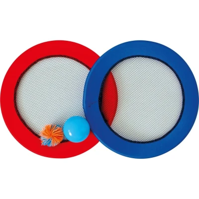 Image de GÜNTHER FLUGSPIELE 1561 Jumping Ball, jeu d&#039;adresse 2 en 1, de balle et disques à lancer utilisables séparément, diamètre env. 30 cm, pour enfants partir 5 ans, idéal comme cadeau