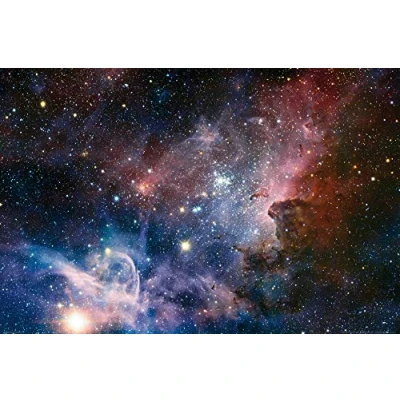 Image de 1art1 Espace Et Univers Posters XXL La Naissance D&#039;Étoiles dans Nébuleuse De Carène Affiche 120x80 cm