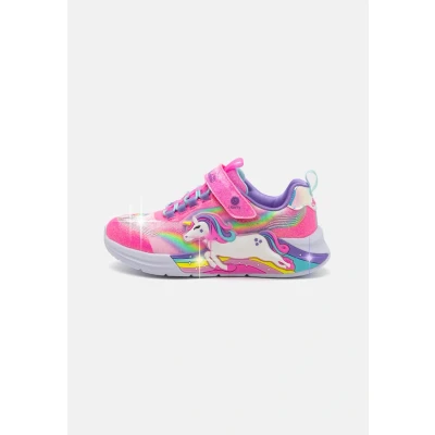 Image de Skechers Unicorn Chaser Baskets basses Pink sparkle/multicoloured pour enfants, Taille: 21, sparkle/multi coloured Tissu / matière synthétique