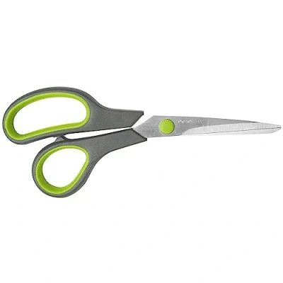 Image de Nirosta Ciseaux universels 22 cm, poignée Douce, Acier Inoxydable, 23 x 6 1,3 Gris et Vert