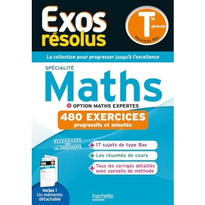 Image de Exos résolus spécialité Maths + Option expertes Tle (Broché)