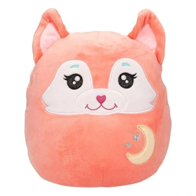 Image de Depesche 13043 Ylvi Swoppies Renard en Orange, avec Effet Lumineux, Lune et Oreilles Pointues, Peluche d&#039;environ 20 cm, Multicolor, Taille Unique