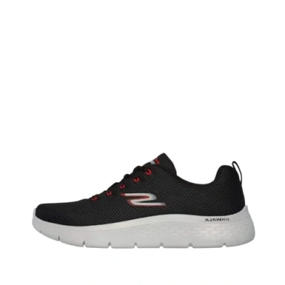 Image de Skechers Homme Go Walk Flex Basket, Textile Noir et Rouge, 42 EU