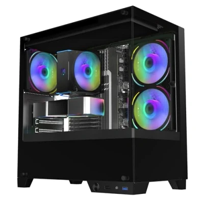Image de PC Gaming VIST LOOK Ryzen 7 5700G RAM 16Go AMD Radeon RX VEGA 8 SSD 512Go Windows 11 Pro