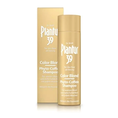Image de Plantur 39 Color Blond Phyto Coffein Shampoo, 250 ml