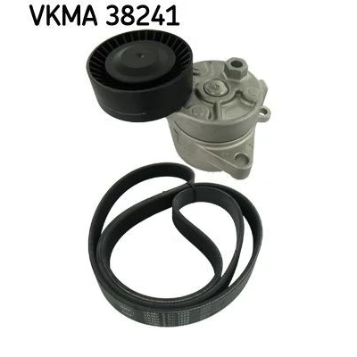 Image de SKF VKMA 38241 Jeu de courroies trapézoïdales à nervures BMW: 5 Berline, Touring, 7