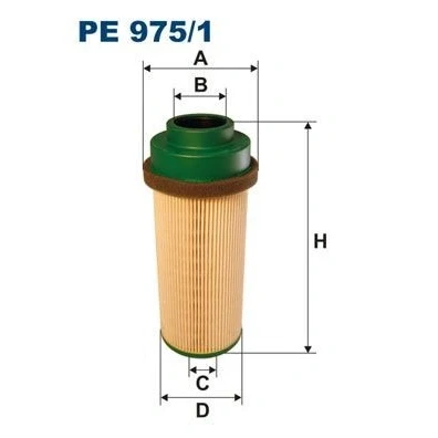 Image de FILTRON PE 975/1 Filtre à Carburant Cartouche filtrante DAF: CF 85
