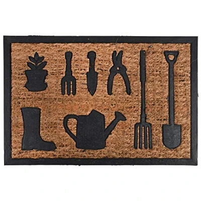 Image de Esschert Design RB217 Paillasson en Fibre de Coco pour Outils Jardinage Marron