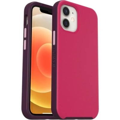 Image de OtterBox pour Apple iPhone 12 mini, Coque Slim avec MagSafe, Pink Robin Rose/Mauve