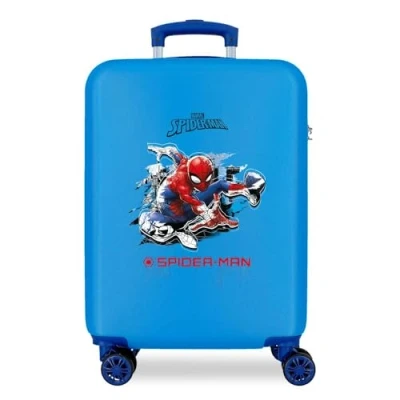 Image de Marvel Spiderman Geo Valise Trolley Cabine Bleu 37x55x20 cms Rigide ABS Serrure à combinaison 34L 2,6Kgs 4 roues doubles Bagage main