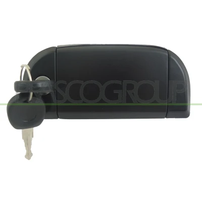 Image de PRASCO VG9138041 Poignée De Porte extérieur, avant droite avec verrou noir lisse VOLKSWAGEN: Transporter 4 Bus,