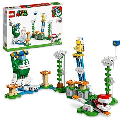Image de LEGO 71409 Super Mario Ensemble d’Extension Le Défi du Maxi Spike sur Un Nuage, Jeu de Construction, pour Figurine Interactive, Jouet Enfant 8 Ans, Cadeau