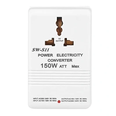 Image de Adaptateur de Convertisseur Tension SW S11 150W élévateur/abaisseur Double transformateur 220V à 110V/110V Prise CN, idéal pour Voyager n&#039;importe où
