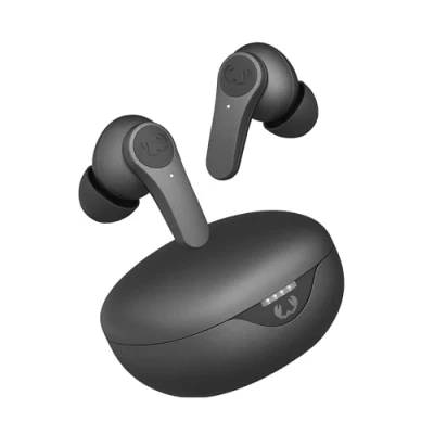 Image de Fresh &#039;n Rebel Twins Rise, Ëcouteurs Bluetooth Intra Auriculaires sans Fil avec Réduction de Bruit Active Hybride, Mode Ambiant, Résiste aux éclaboussures (IPX4), 30h D&#039;Autonomie (Storm Grey)