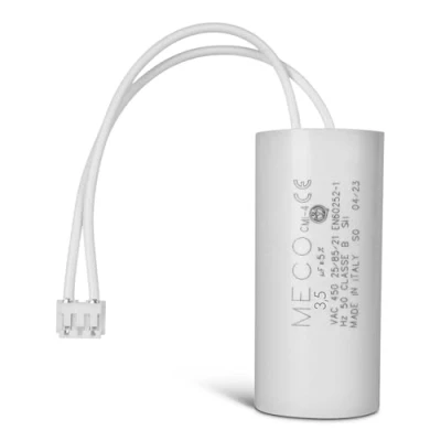 Image de Condensateur 3.5 µF Spécial volet roulant BUBENDORFF à 2 fils + connecteur GARANTIE 1 an