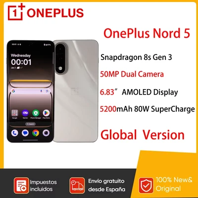 Image de Smartphone OnePlus Nord 5 8 Go/256 Go Phantom Grey