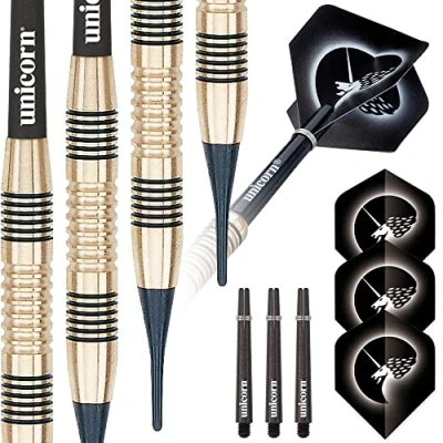 Image de Unicorn Core Fléchette souple Laiton Or/Noir 17