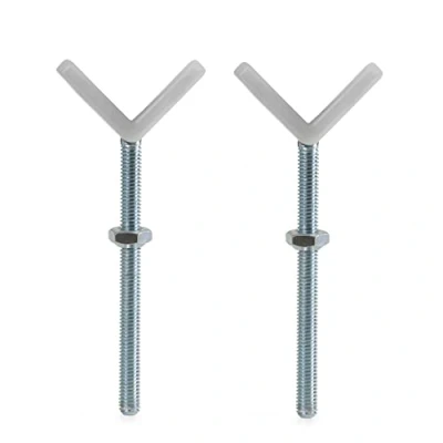 Image de hauck/Y Spindel/Adaptateur pour Rampes/pour Barrières hauck Autoclose N Stop, Open Wood Lock et Close Stop/75 à 80 cm/sans Perçage/Utilisable avec Extensions de 9 cm 21 cm/2 Pièces/Blanc