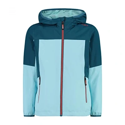 Image de CMP Veste enfant Ripstop à capuche fixe, Cascade, 176