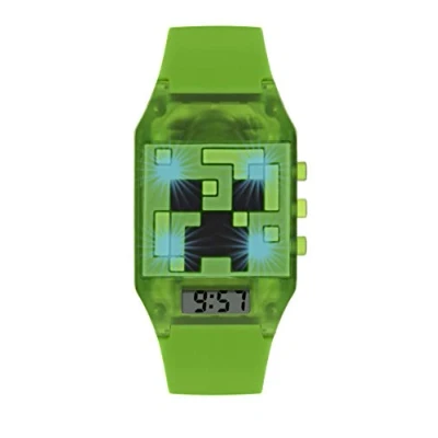 Image de Minecraft Quartz Montre avec Bracelet en Caoutchouc MIN4014