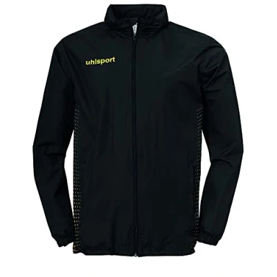 Image de uhlsport Score Veste Enfant, Noir/Fluo Jaune, FR : XXS (Taille Fabricant 116)
