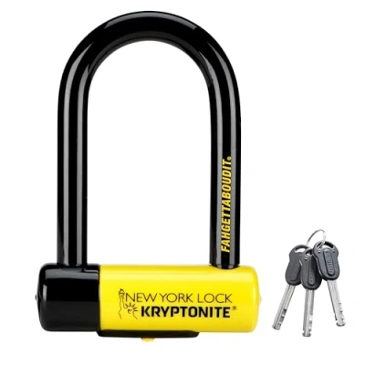 Image de Kryptonite New York Fahgettaboudit Verrouillage, Jaune Mini