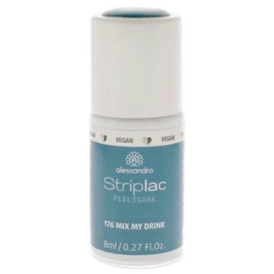 Image de alessandro Striplac Peel or Soak VEGAN MIX MY DRINK Vernis à ongles LED bleu et vert Pour des parfaits en 15 minutes 8 ml