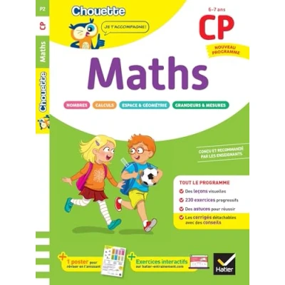 Image de Maths CP Cahier de soutien nouveau programme Leçons et exercices corrigés (Broché)