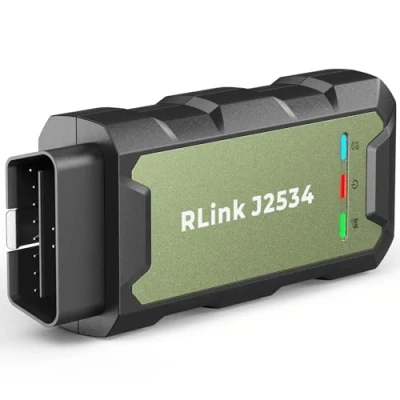 Image de TOPDON RLink J2534 Programmateur Pass Thru Outil de Diagnostic et reprogrammation OEM, VCI amélioré, Prend en Charge J2534/D PDU/CAN FD/DoIP, Compatible avec Plus 13 Marques véhicules