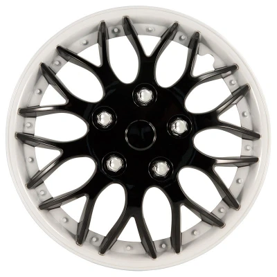 Image de AutoStyle PP 9705BW Enjoliveurs 15Pouces noir/blanc