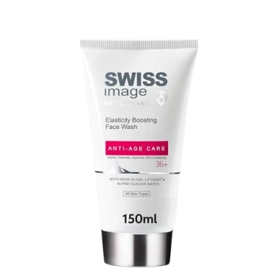 Image de SWISS IMAGE ANTI AGE 36+ Nettoyant pour le Visage Élasticité Ingrédients Naturels Sans Parabens, Huile Minérale et Phtalates 150ml