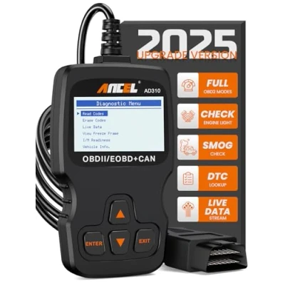 Image de ANCEL AD310 Lecteur de Code OBD2 l&#039;Outil d&#039;Analyse Vérifier Le Voyant Moteur Voiture Capteur O2 Scanner systèmes EVAP