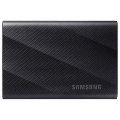 Image de Samsung SSD Externe T9 Portable, 4 To, Vitesses de lecture/écriture jusqu&#039;à 2000 Mo/s¹, USB 3.2 Gen 2x2, Compatible Mac, PC, Android et Appareils photo 12K, Noir, MU PG4T0B/EU