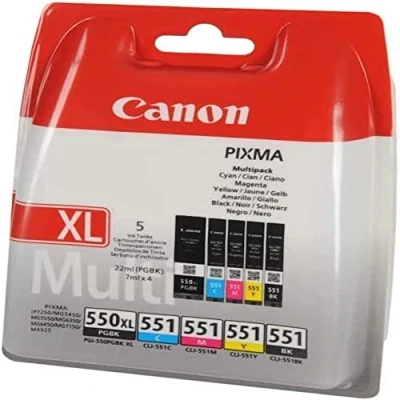 Image de Canon Pack PGI CL 550 551 Ancienne Version (obsolete)
