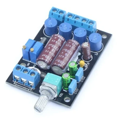 Image de DollaTek TA2024 Digital Audio Amplifier Board Computer PC HiFi AMP Speaker Module DIY 2 Channel 3A/12V Power Supply with 2200UF/16V Large Electric Capacity