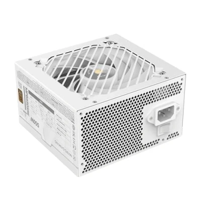 Image de MARSGAMING MPB550SI, Alimentation PC ATX 550W, Garantie 7 Ans, 80Plus Bronze 230V, 90% d&#039;Efficacité, Ventilateur SI Extreme Silence avec Noyau en Cuivre, Technologies AI2 RPM, DC et SMD, Blanc