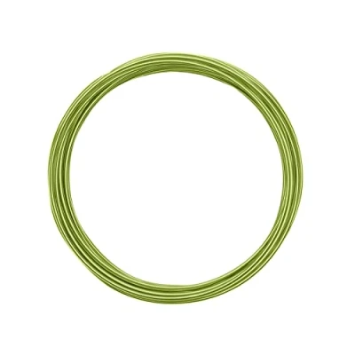 Image de Vaessen Creative Fil Aluminium Vert Menthe 5 m x 1,5 mm Souple pour Loisirs Créatifs, Perlage et Bijoux