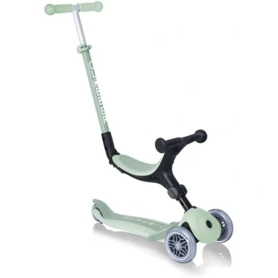 Image de Globber GOUP Active ECO Trottinette évolutive 3 Roues avec siège, pour Les Enfants de 15 Mois à 6 Ans, Vert