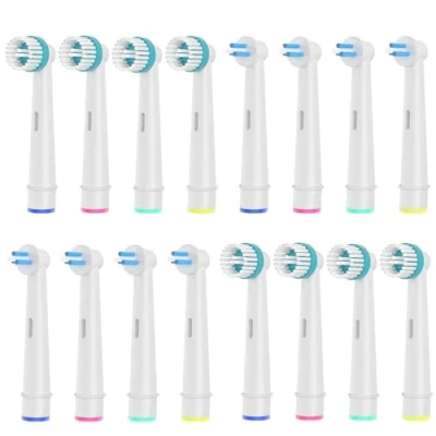 Image de 8 Brossettes Interspace et Ortho Care Essentials, Brossette de Rechange Compatibles avec les Oral B Brosse a Dent Electrique.