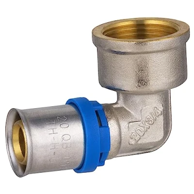 Image de Raccord Multicouche à Sertir Multi profils Coude Ø20 Femelle 20x27 NOYON &amp; THIEBAULT
